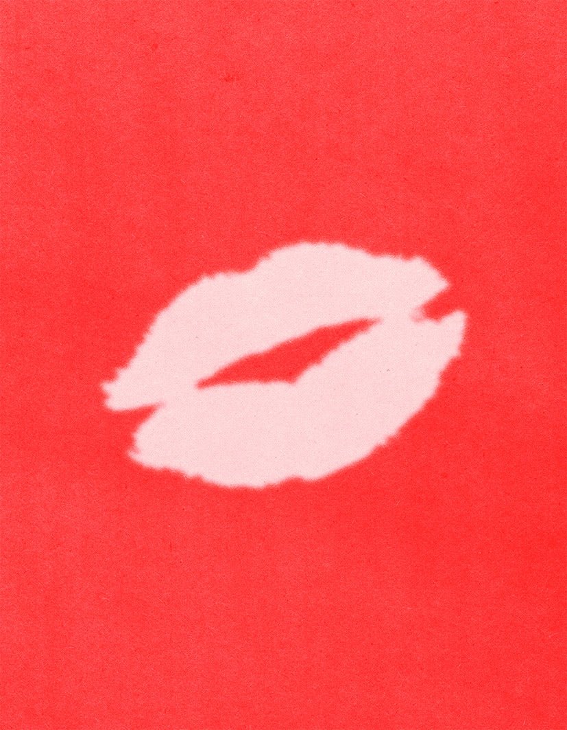 "Coquette Collection: Soft Kiss" - Reusable Peel-and-Stick Poster - Pasquín