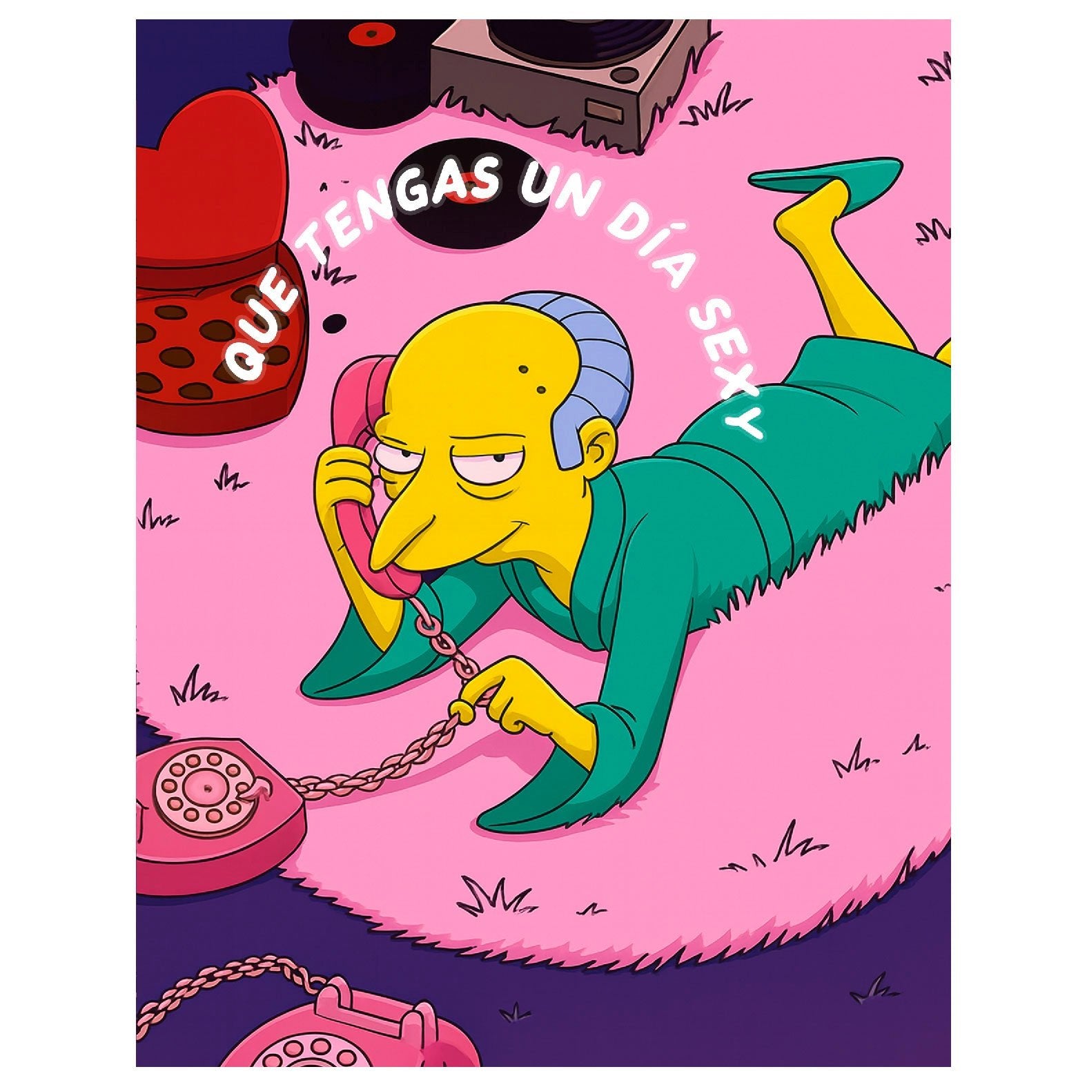 Decorative "Have a Sexy Day" Poster | High - Quality Print | Repositionable Adhesive - Pasquín