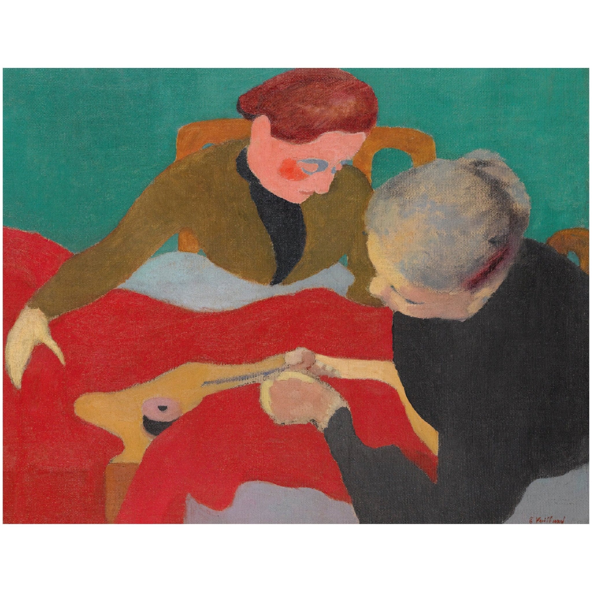 Decorative "Les Couturières" by Édouard Vuillard Poster | High - Quality Print | Repositionable Adhesive - Pasquín