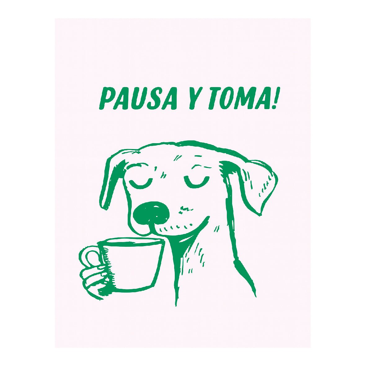 🎁 Decorative "Pause and Drink!" Poster | High - Quality Print | Repositionable Adhesive (100% off) - Pasquín