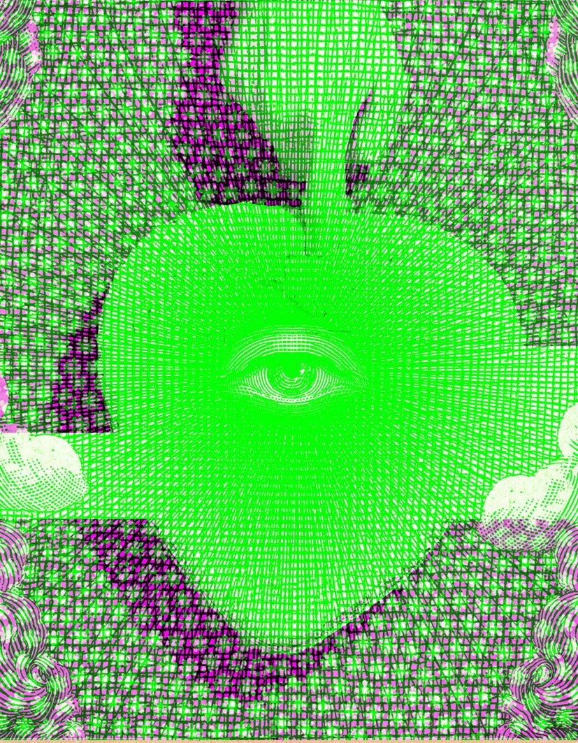 "Glitch n°1" - Reusable Peel-and-Stick Poster - Pasquín