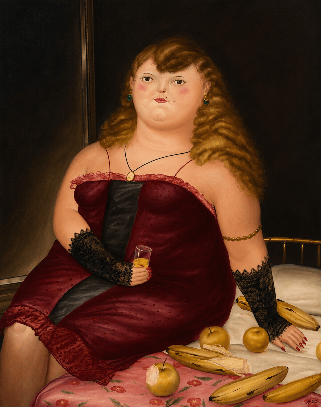 "La Rocca" by Fernando Botero (Restored Version) - Reusable Peel-and-Stick Poster - Pasquín