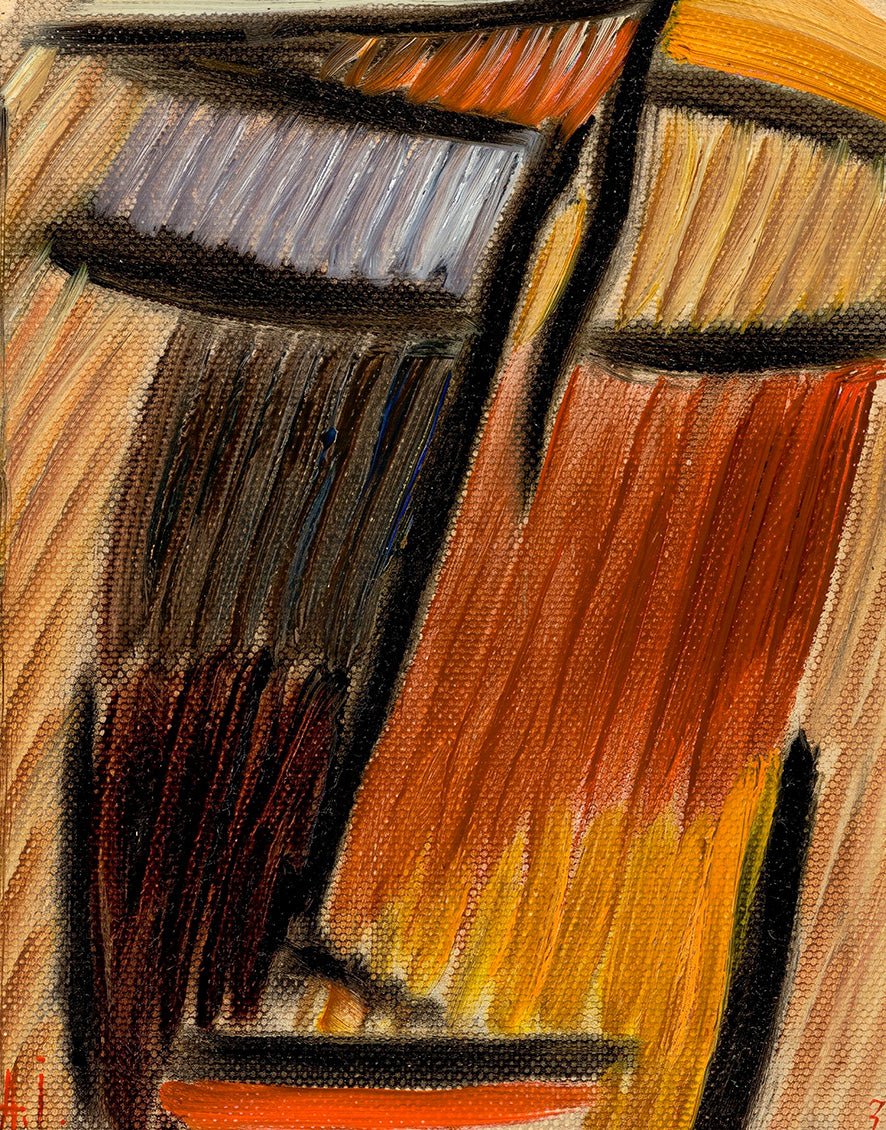 "Meditation (1934)" by Alexej von Jawlensky - Reusable Peel-and-Stick Poster - Pasquín