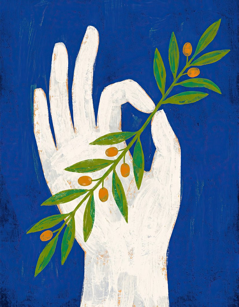 "Olive Branch" - Reusable Peel-and-Stick Poster - Pasquín