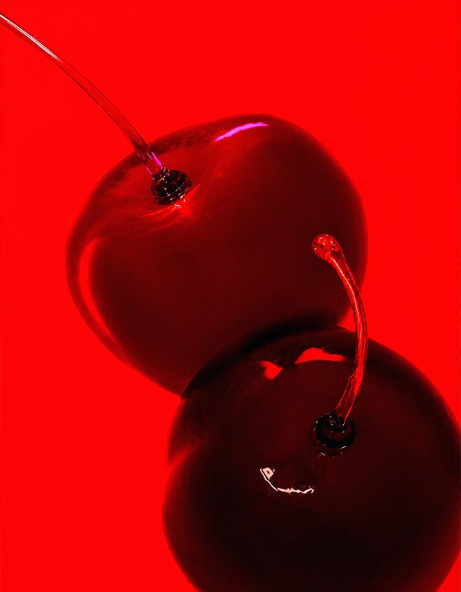 "Red Cherries" - Reusable Peel-and-Stick Poster - Pasquín
