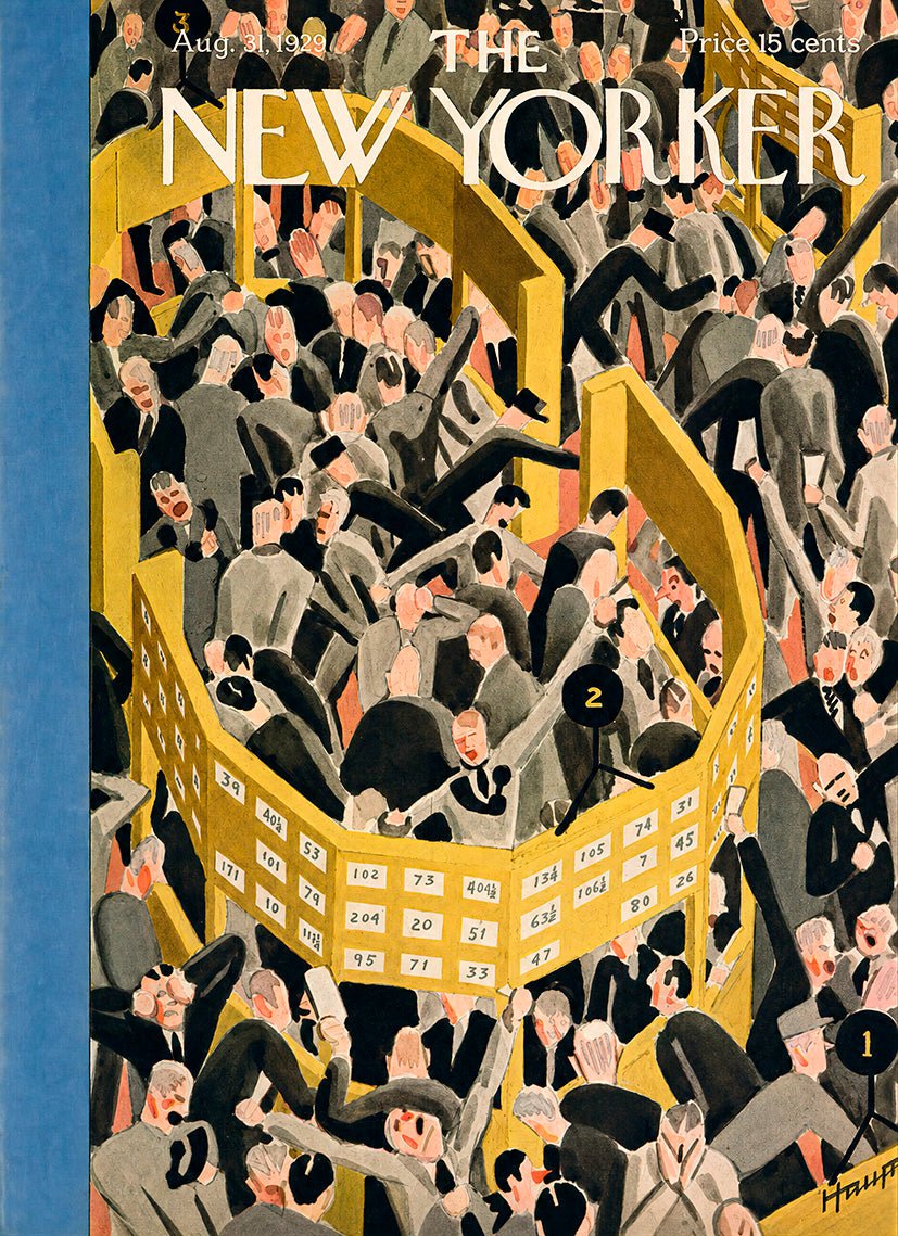 " The New Yorker Cover (31 agosto 1929)" - Reusable Peel-and-Stick Poster - Pasquín