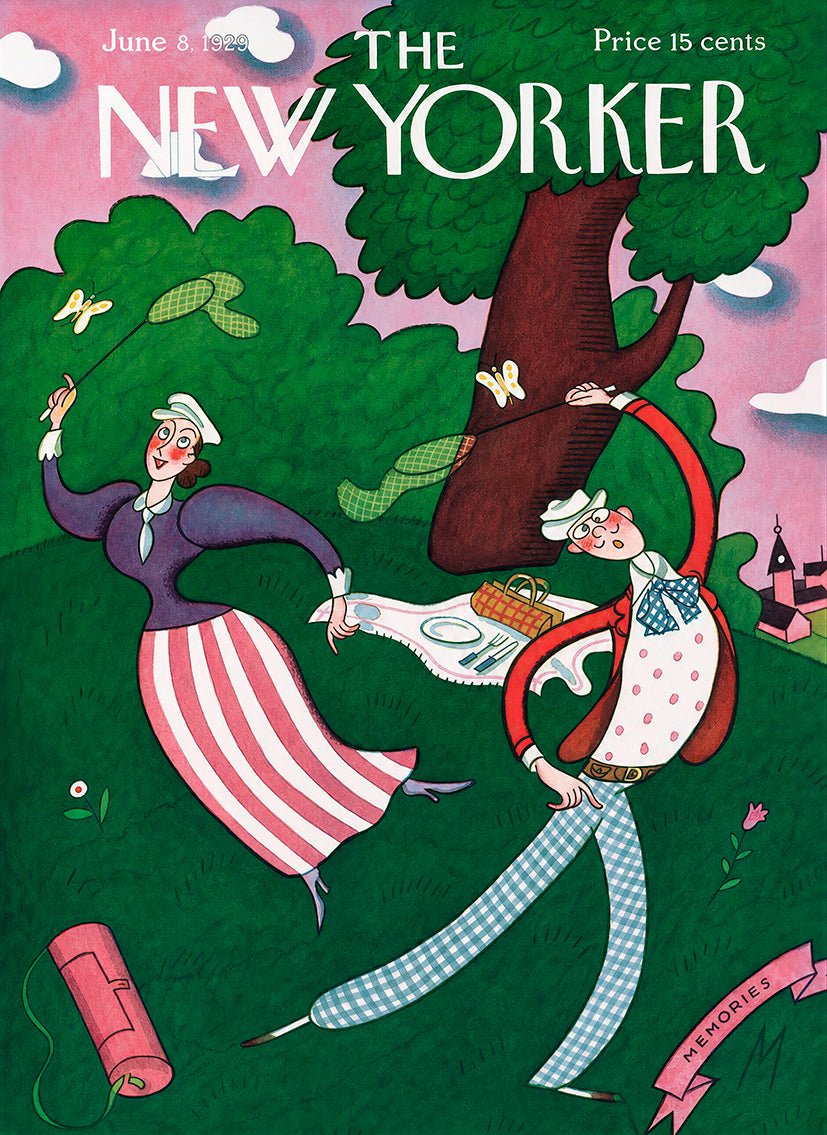 The New Yorker Cover – 8 de junio de 1929 - Reusable Peel-and-Stick Poster - Pasquín