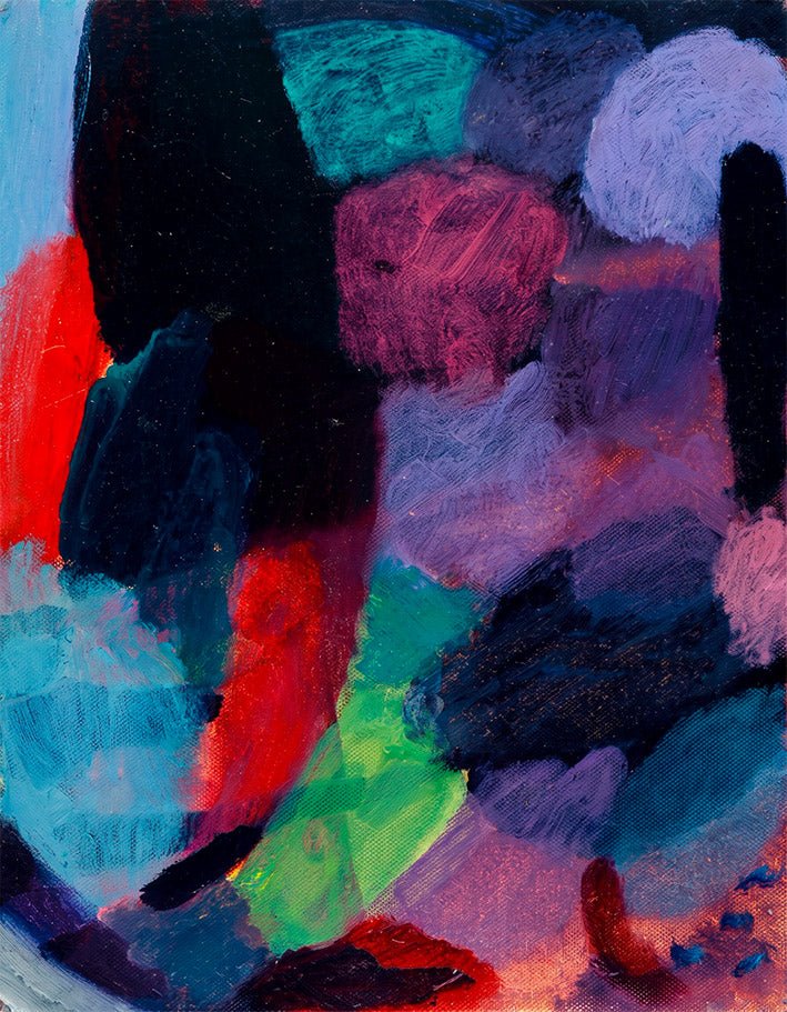 "Variation: Night (1916)" by Alexej von Jawlensky - Reusable Peel-and-Stick Poster - Pasquín