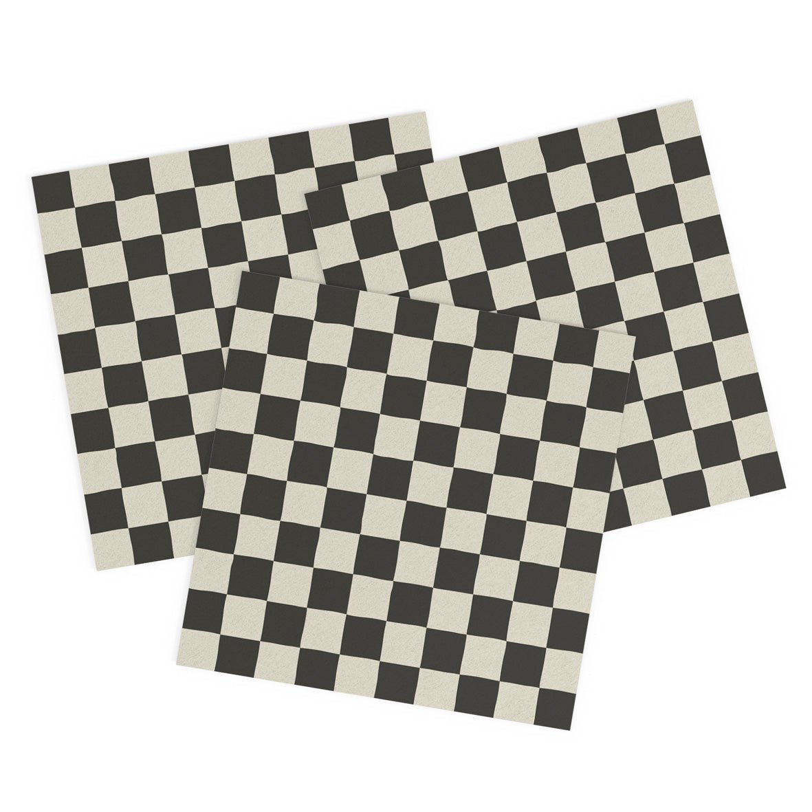 Adhesive Non - Slip Tiles for Floors: Black and White Chess Style with High - Quality Printing - Pasquín Mosaics 54 - Pasquín