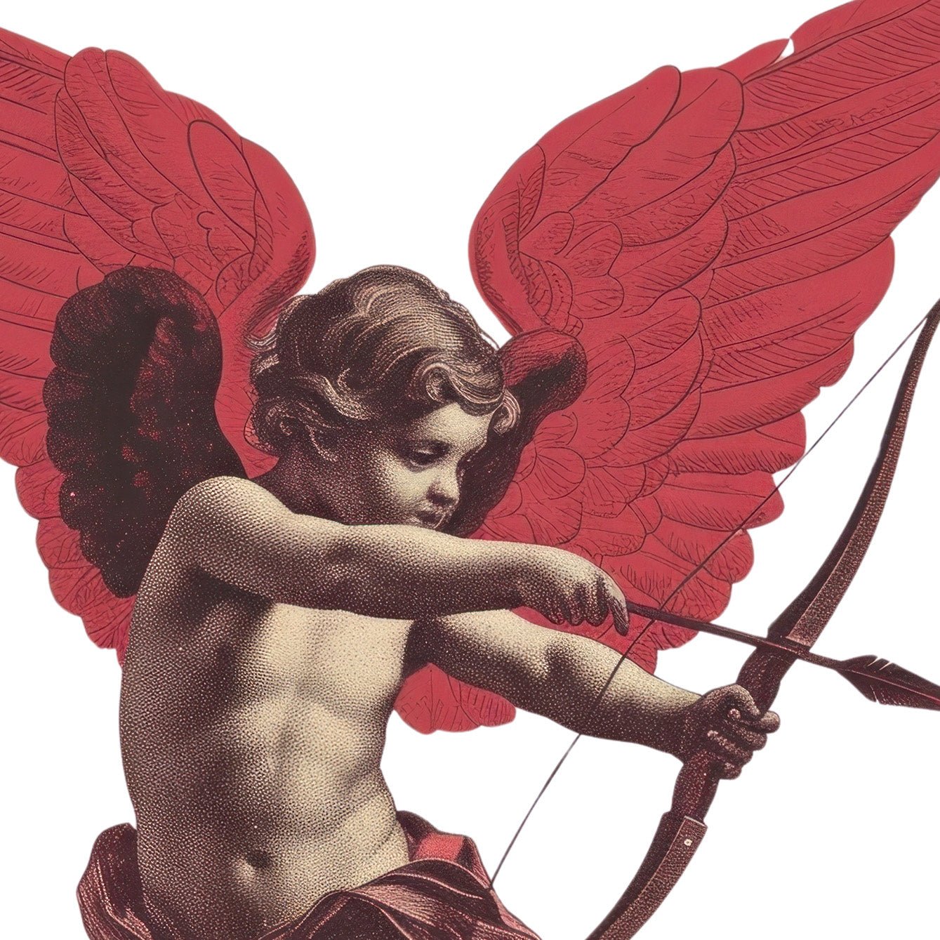 Cupid ll Wall Sticker - Repositionable, High - Quality, Limited Edition Poster - Pasquín Store