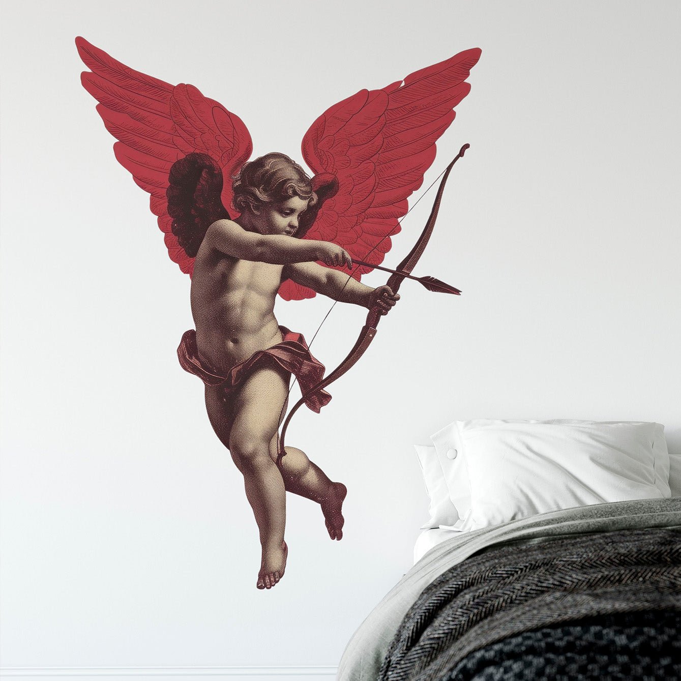 Cupid ll Wall Sticker - Repositionable, High - Quality, Limited Edition Poster - Pasquín Store