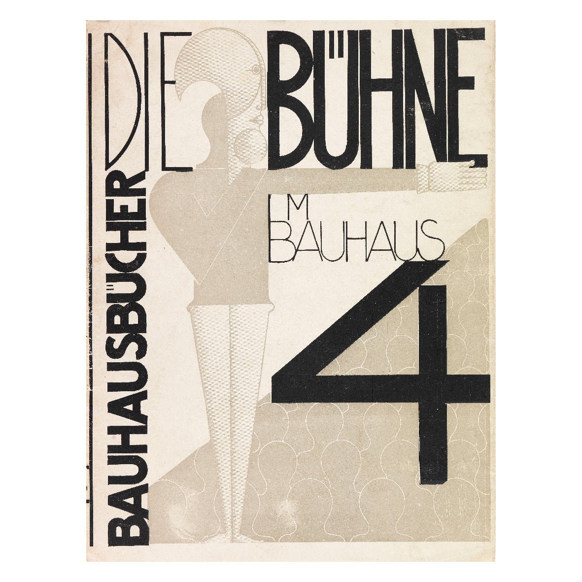 Decorative "Die Bühne im Bauhaus (1925)" by Oskar Schlemmer Poster | High - Quality Print | Repositionable Adhesive - Pasquín