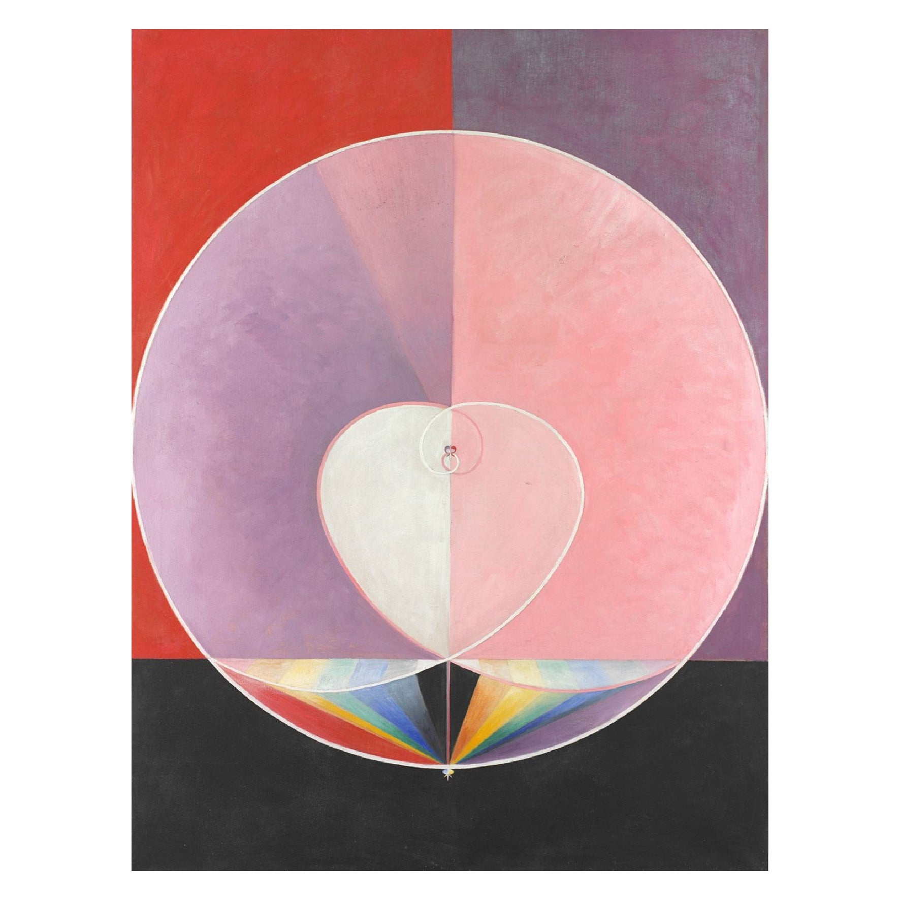 🎁 Decorative "Dove No. 2" by Hilma af Klint Poster | High - Quality Print | Repositionable Adhesive (100% off) - Pasquín