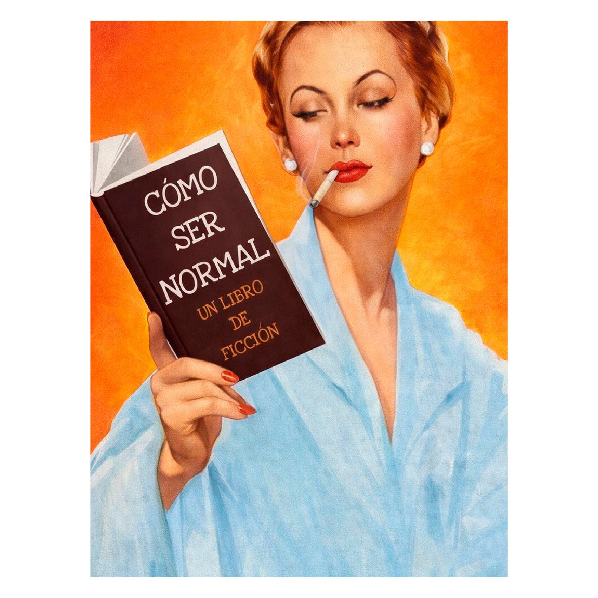 Decorative "How to be Normal" Poster | High - Quality Print | Repositionable Adhesive - Pasquín