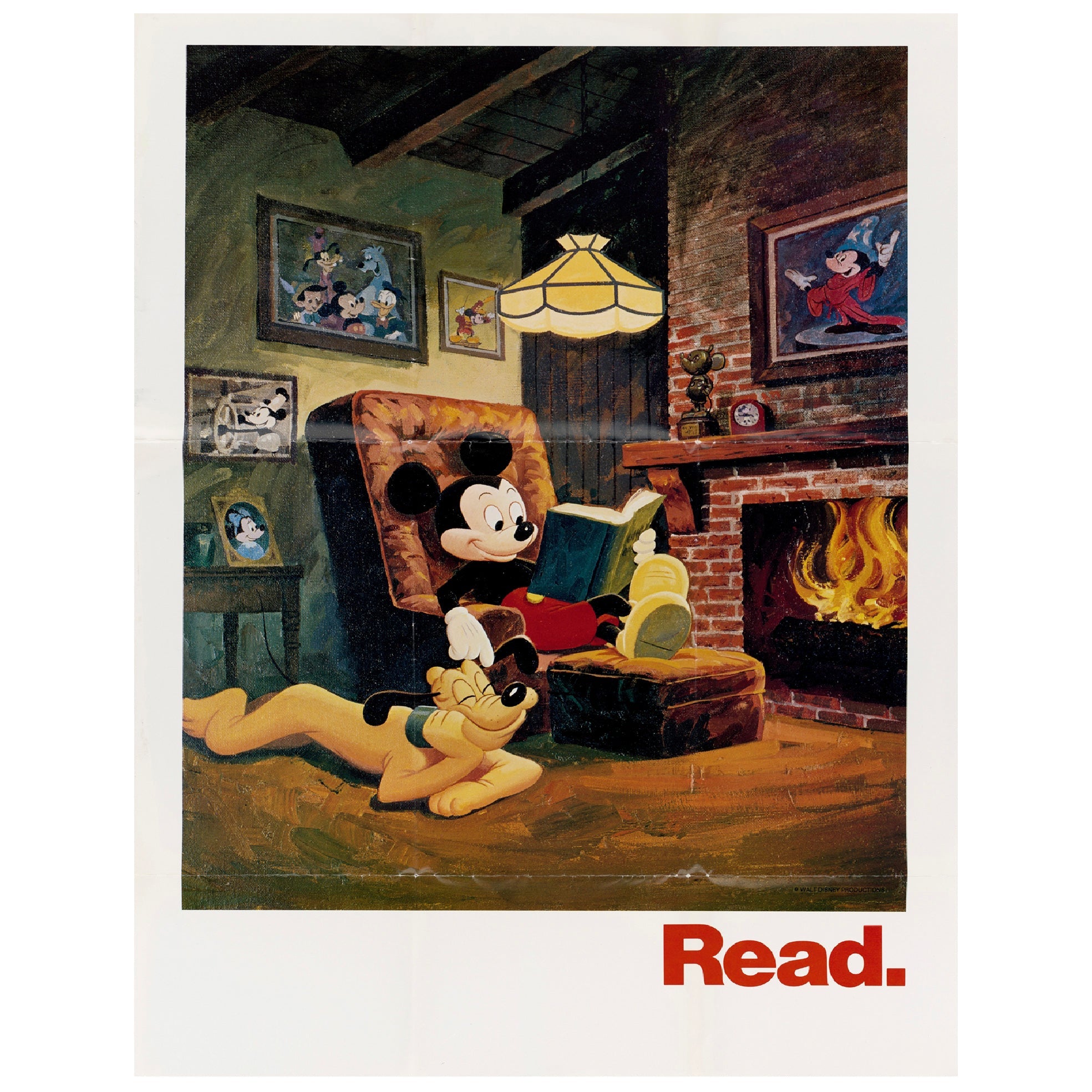 Decorative "Read" Poster | High - Quality Print | Repositionable Adhesive - Pasquín