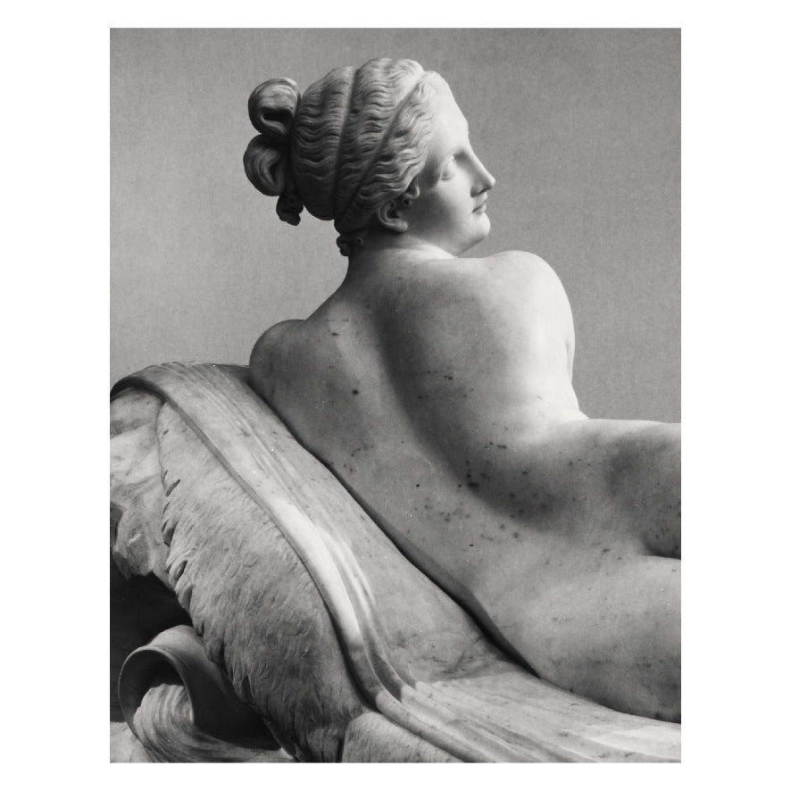 Decorative "Reclining Naiad Back Piece" (1819–1824) by Antonio Canova Poster | High - Quality Print | Repositionable Adhesive - Pasquín