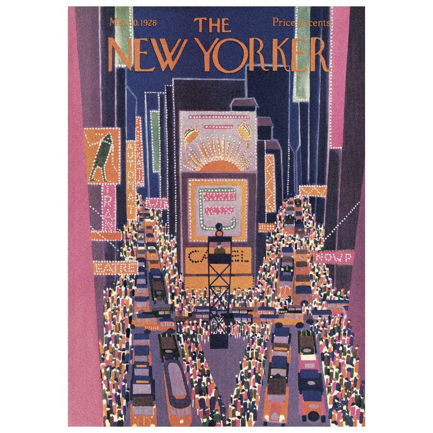 Decorative "The New Yorker Cover: March 10, 1928" | High - Quality Print | Repositionable Adhesive - Pasquín Store