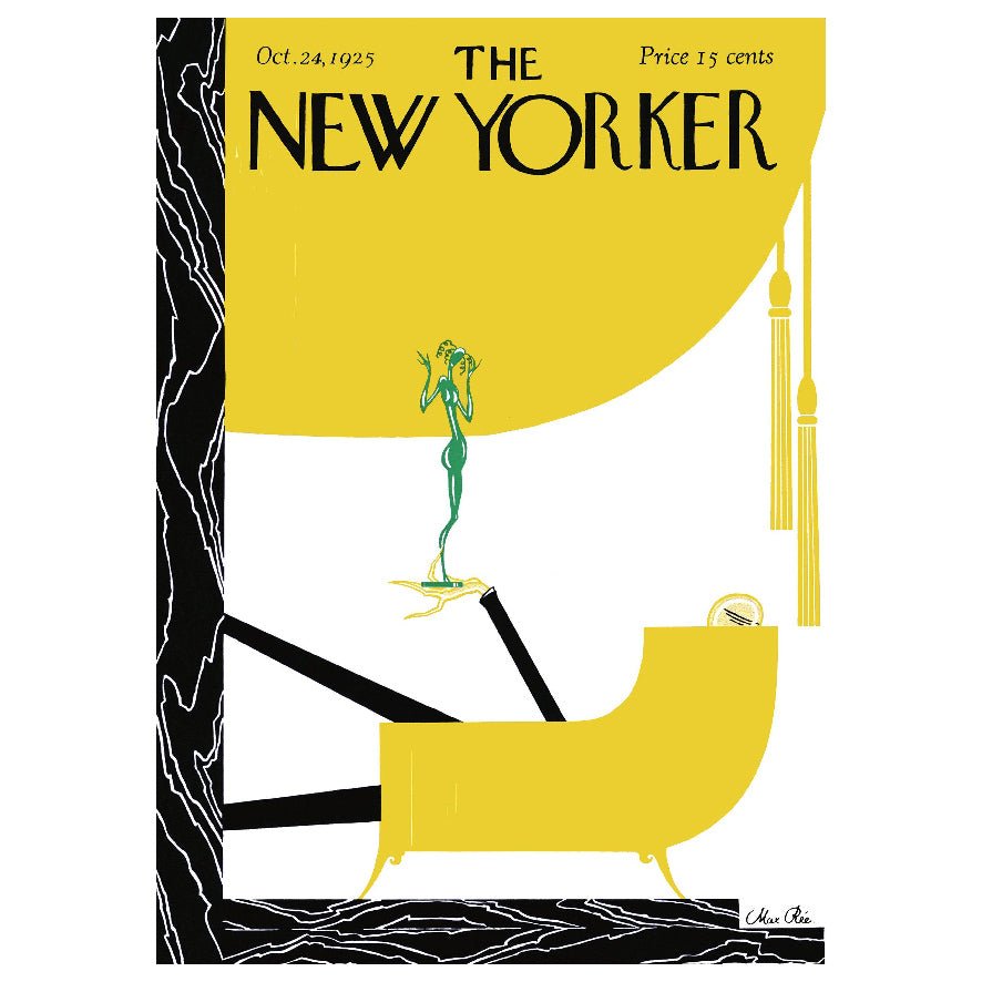 Decorative "The New Yorker Cover: October 24, 1925" | High - Quality Print | Repositionable Adhesive - Pasquín Store