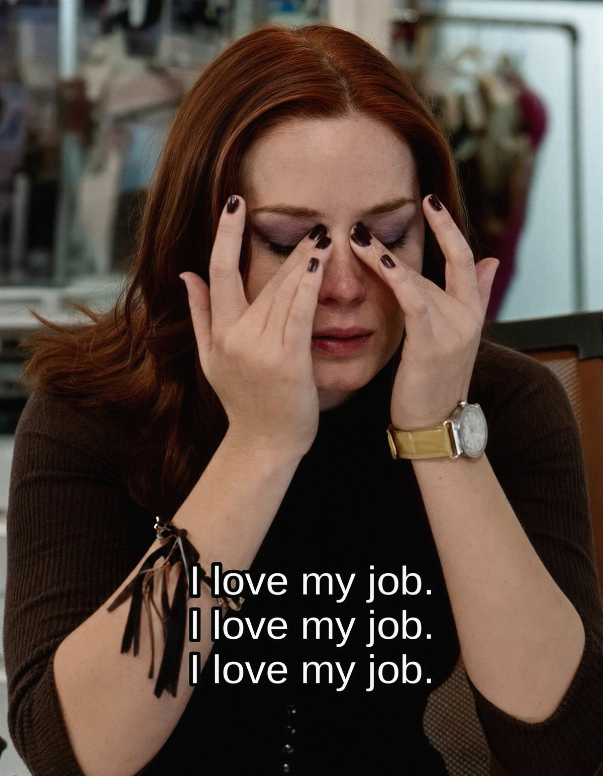 Emily I Love My Job - Reusable Peel-and-Stick Poster - Pasquín
