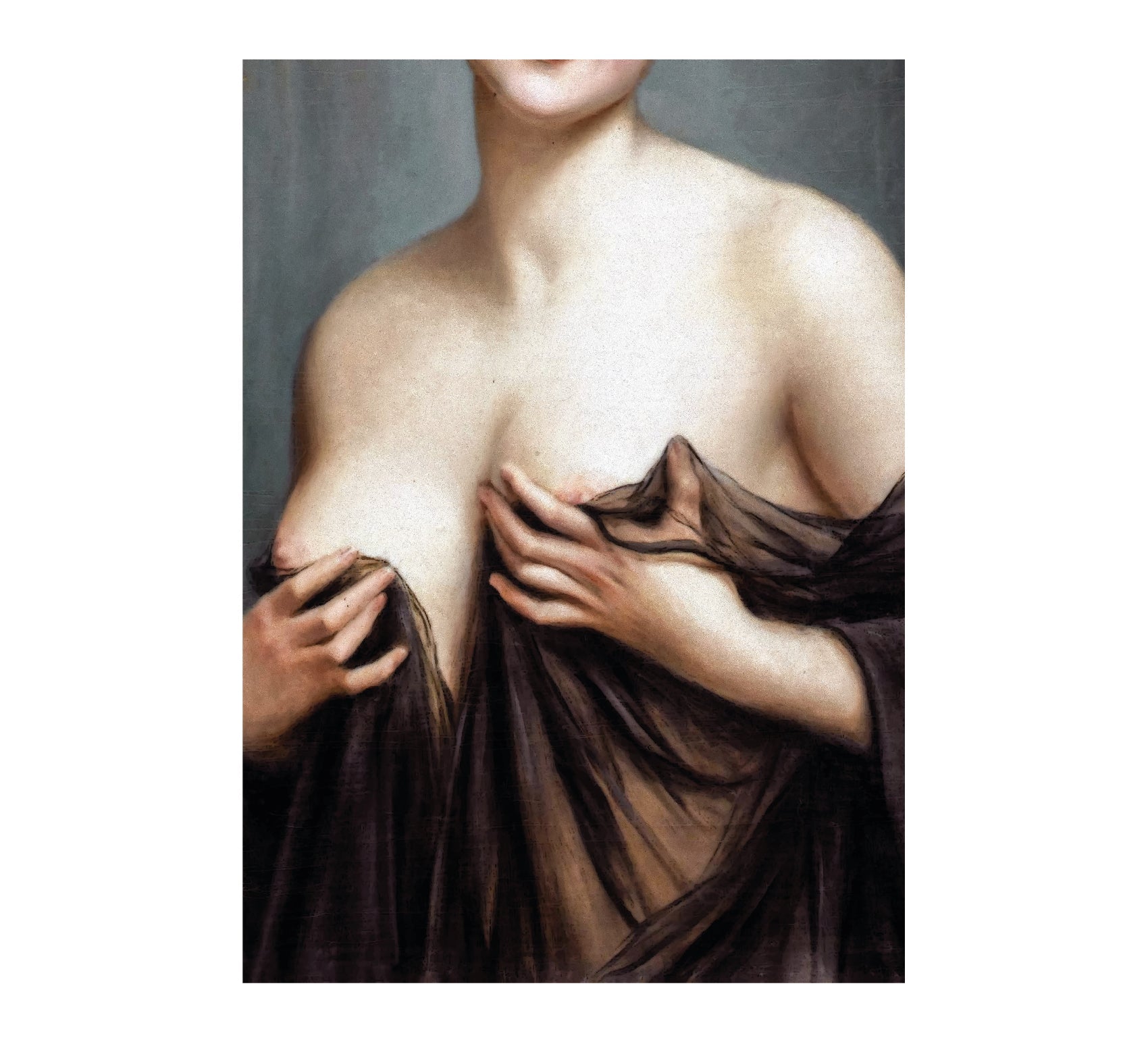 Francois Martin - Kavel’s Jeune Femme en Déshabillé - Repositionable Adhesive Poster - Pasquín Store