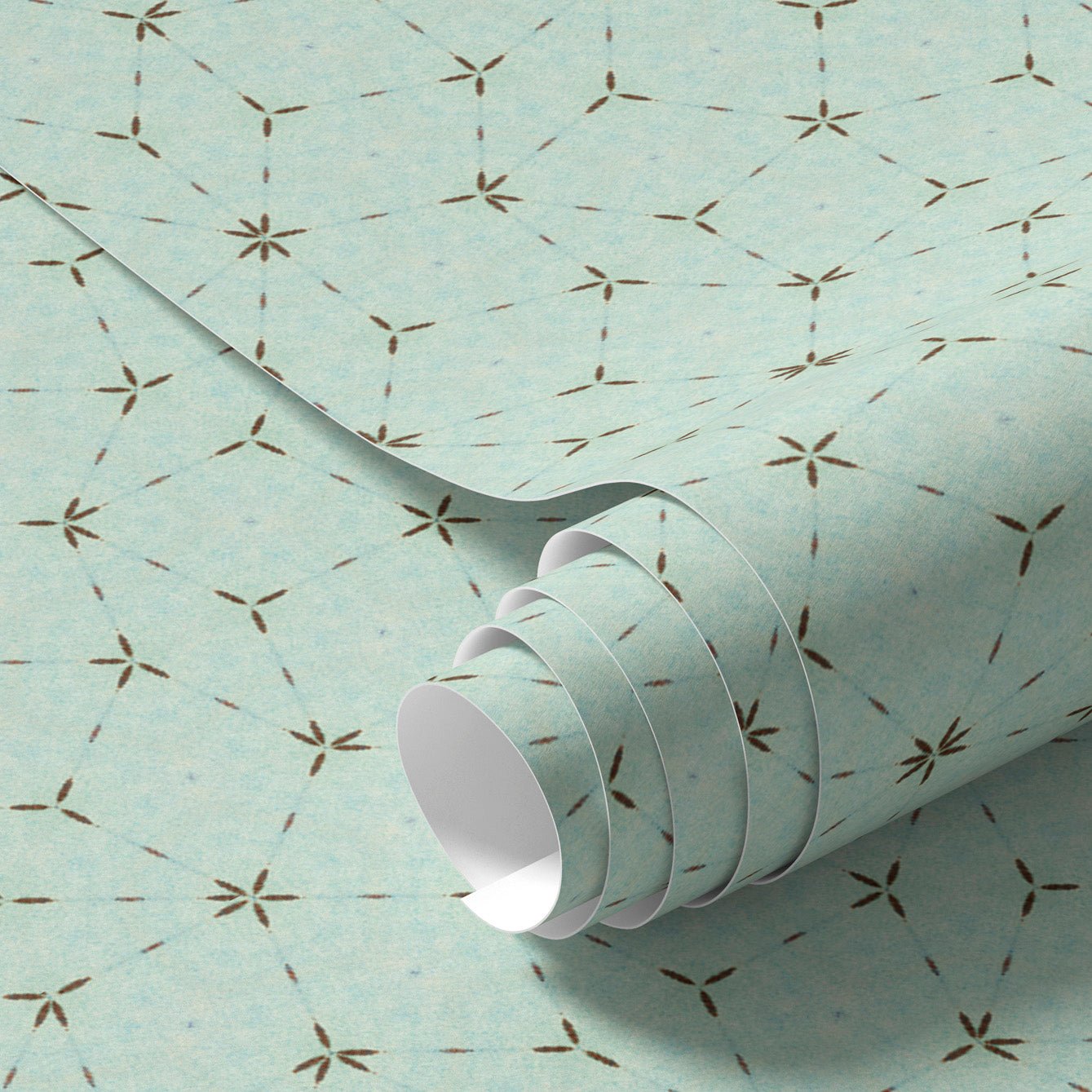 Geometry and Vanilla Wall Wallpaper - Easy Peel and Stick Installation - Pasquín Store