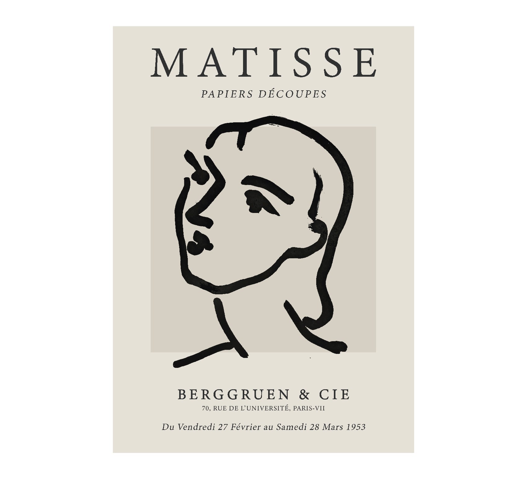 Handmade Henri Matisse Art Poster (1953) - Eco - Friendly and High - Quality - Pasquín Store