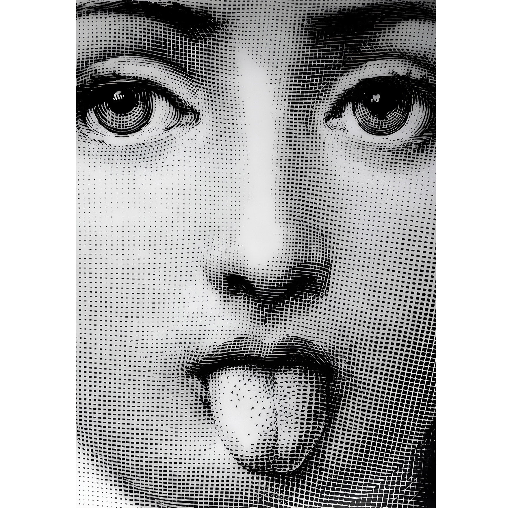 Handmade "Lina's Tongue" by P. Fornasetti Poster | High - Quality Print | Repositionable Adhesive - Pasquín Store