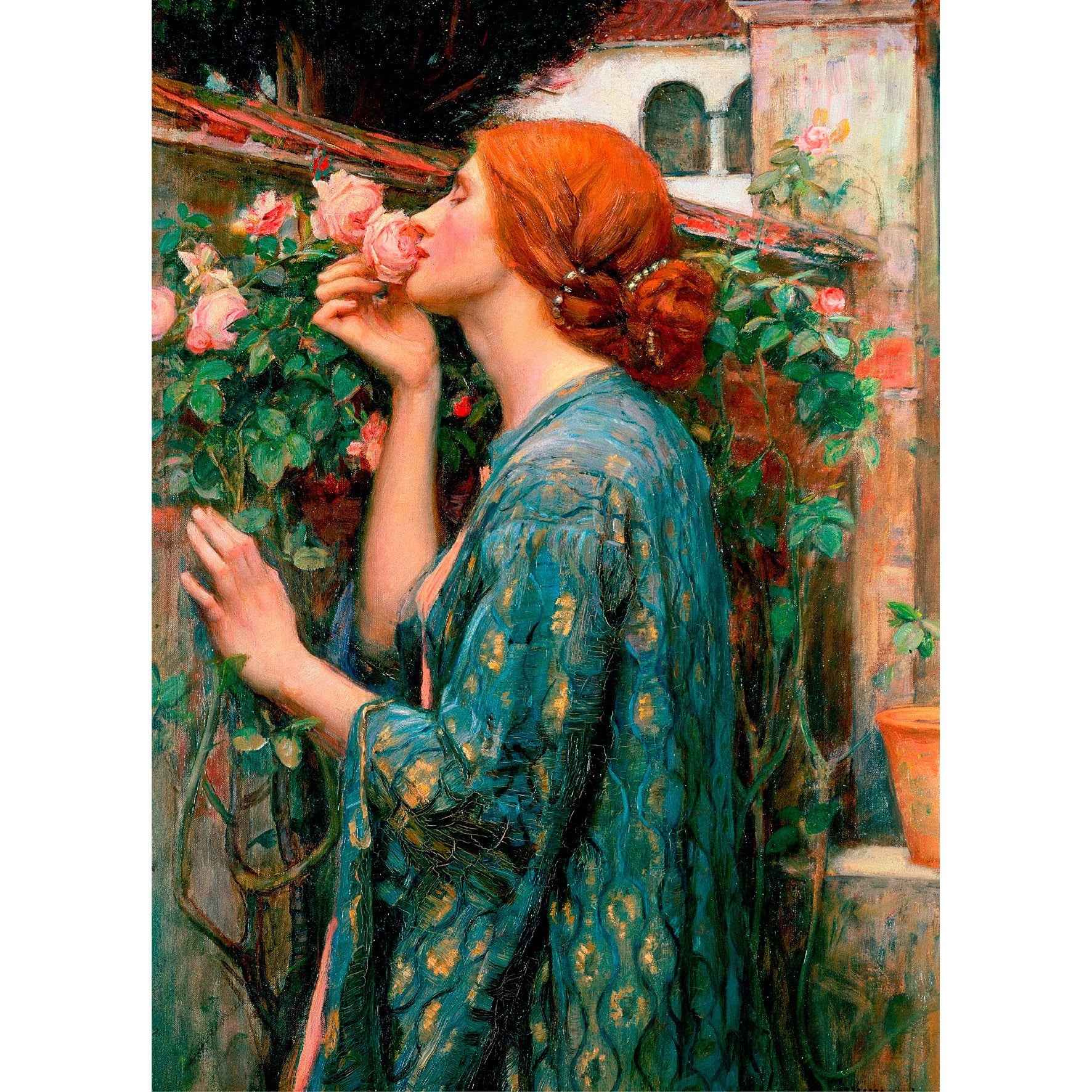 Handmade "The Soul of the Rose (1903)" by John William Waterhouse Poster | High - Quality Print | Repositionable Adhesive - Pasquín Store