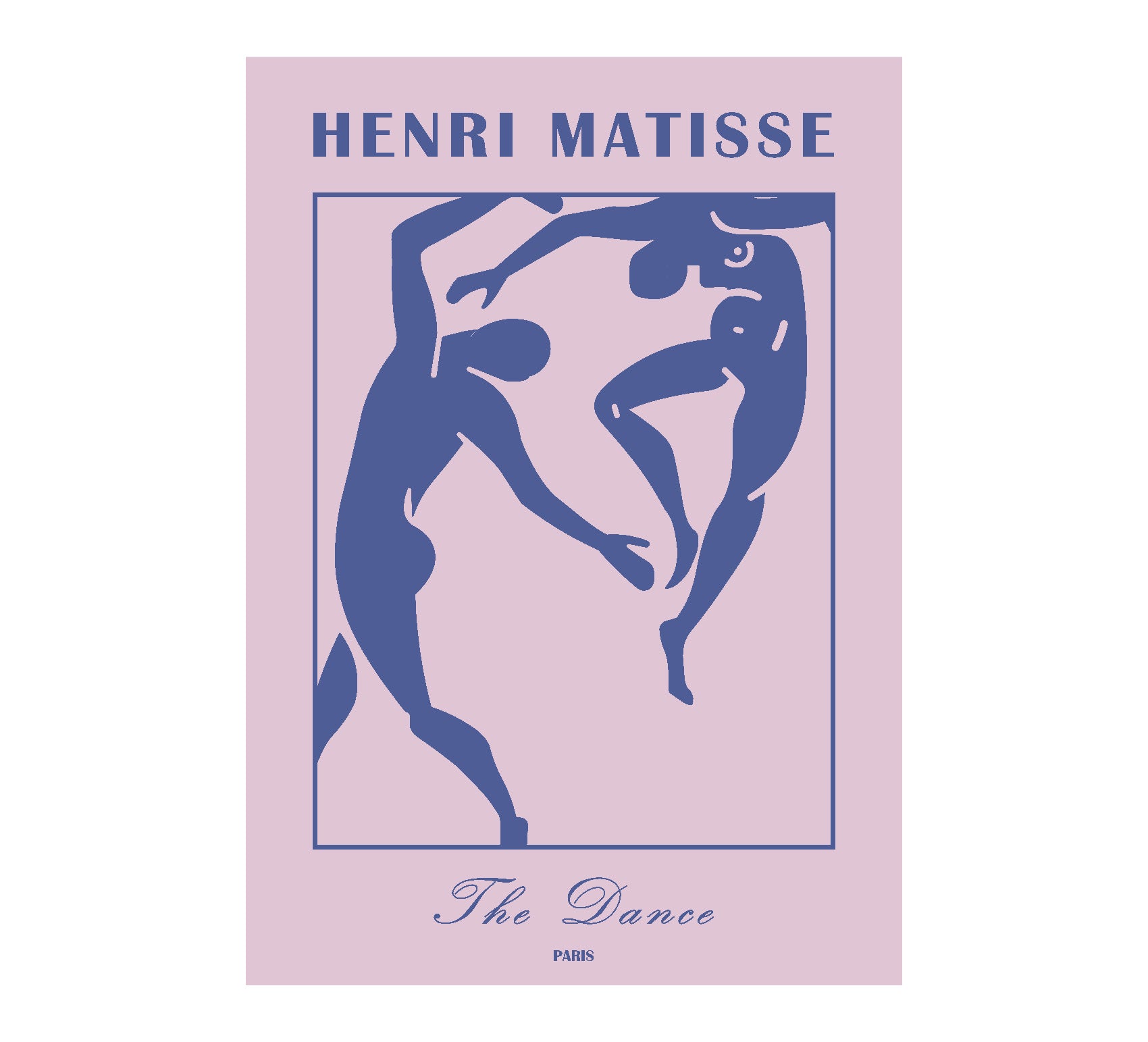 Henri Matisse Pink Poster - Repositionable and Eco - Friendly - Pasquín Store