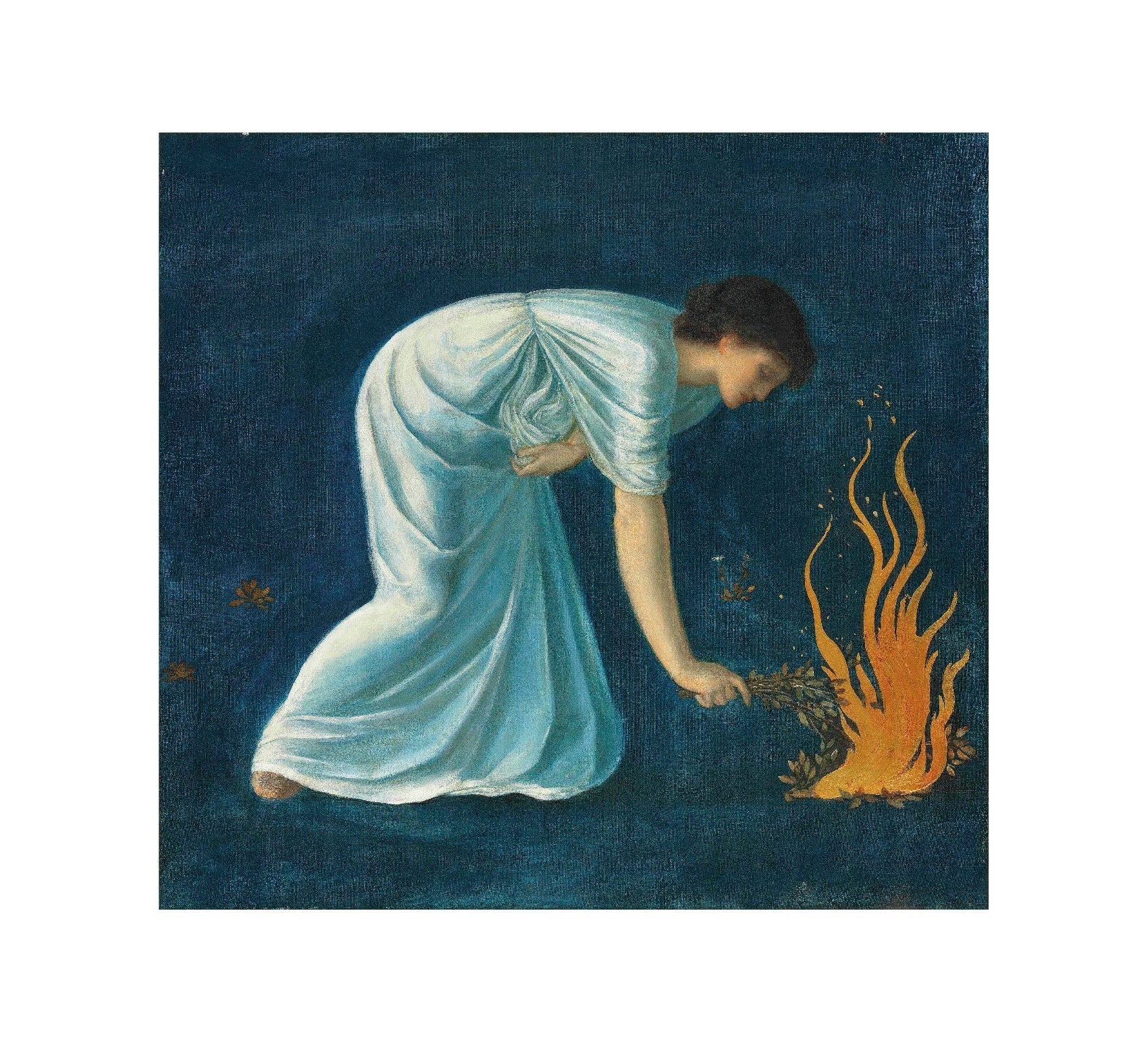 Hero by Edward Burne - Jones - Repositionable Adhesive Poster - Pasquín Store