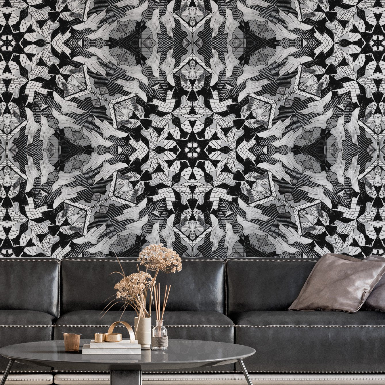 High - Quality Escher Wall Wallpaper - Non - Toxic and PVC - Free - Pasquín Store