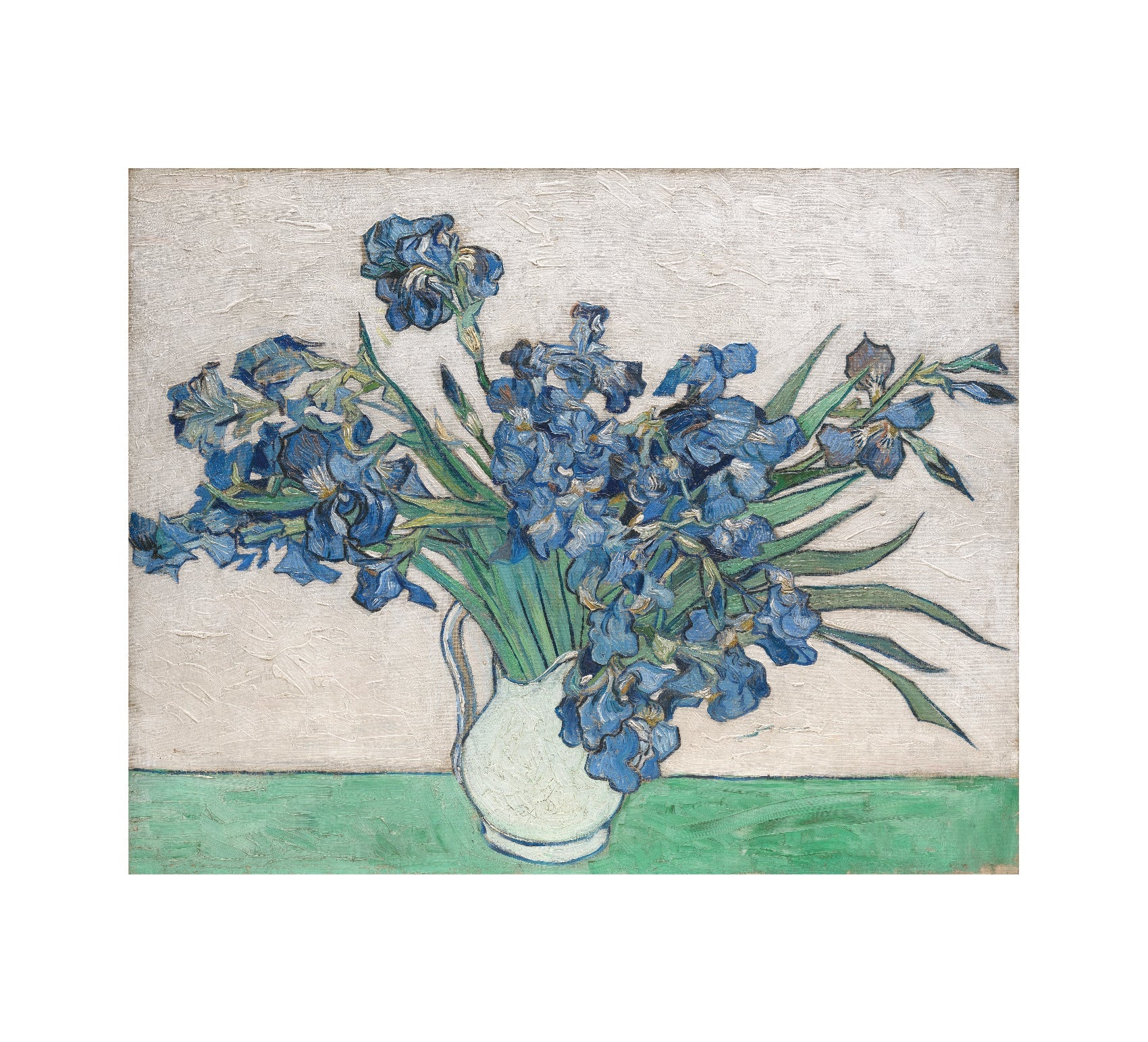 Irises by Vincent van Gogh - Repositionable Adhesive Poster - Pasquín Store