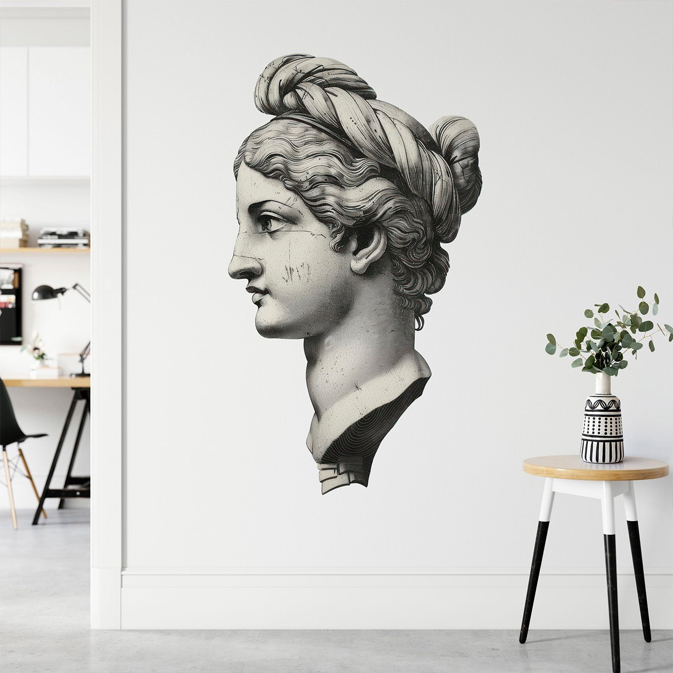 Profile of Venus Adhesive Poster - High - Quality, Eco - Friendly, Reusable Wall Decor - Pasquín Store