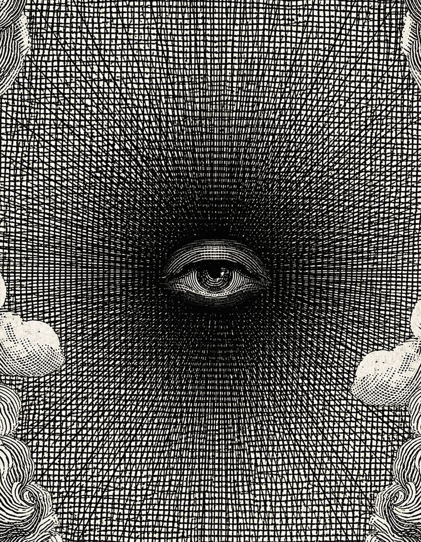"Providence Eye" - Reusable Peel-and-Stick Poster - Pasquín