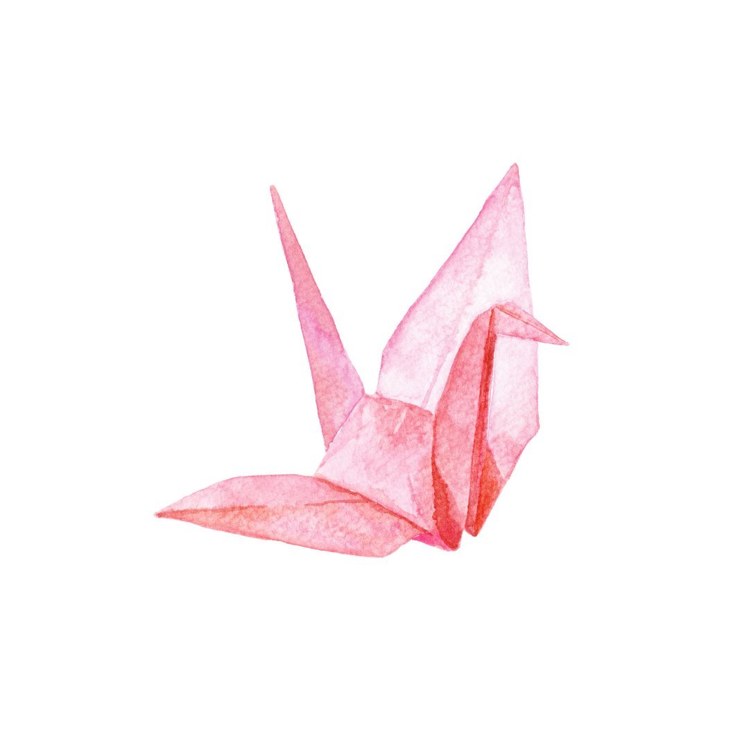 Repositionable Sticker: Origami Birds | High - Quality Print | Water - Resistant - Pasquín Store