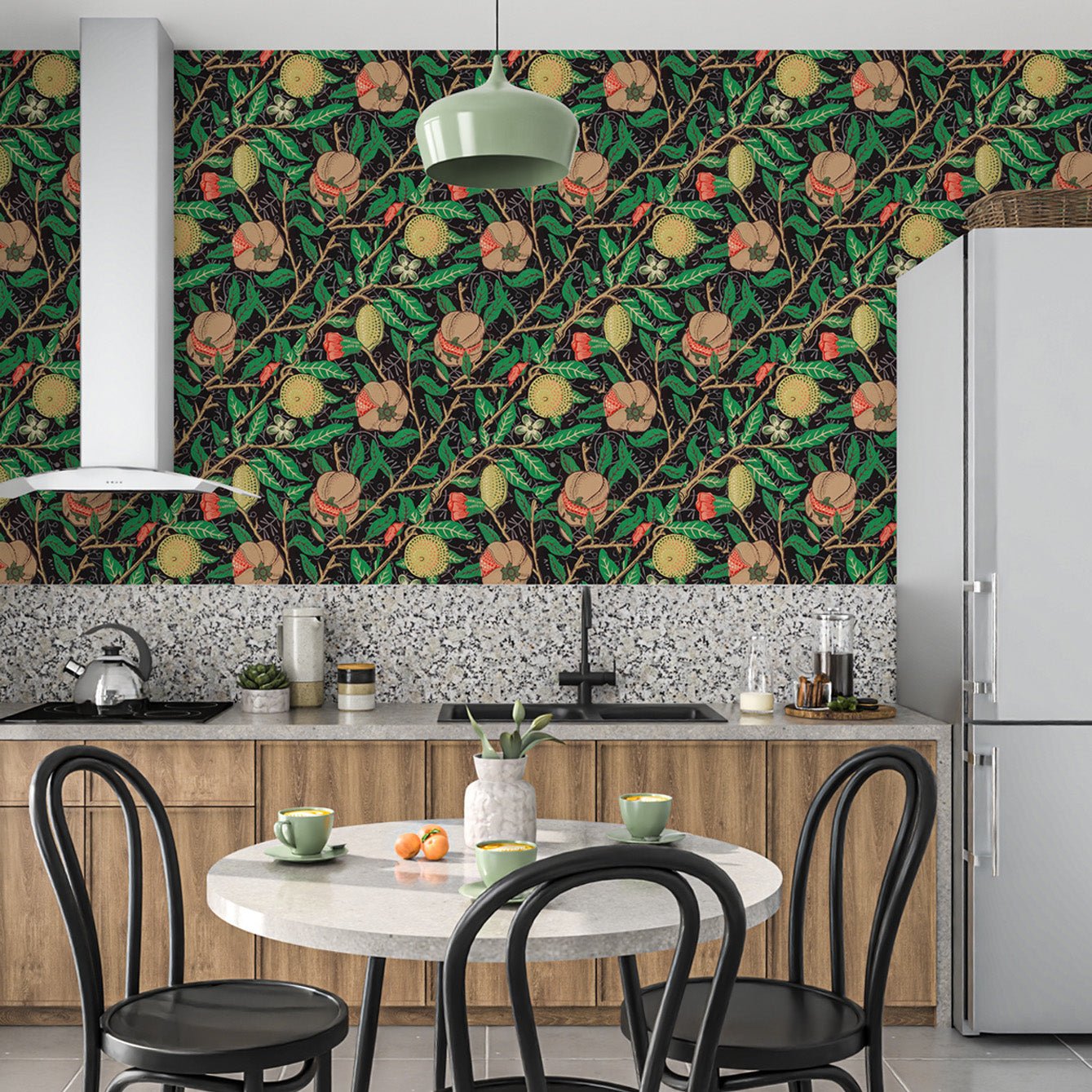 Repositionable William Morris Fruits Wall Wallpaper - Perfect for Any Surface - Pasquín Store