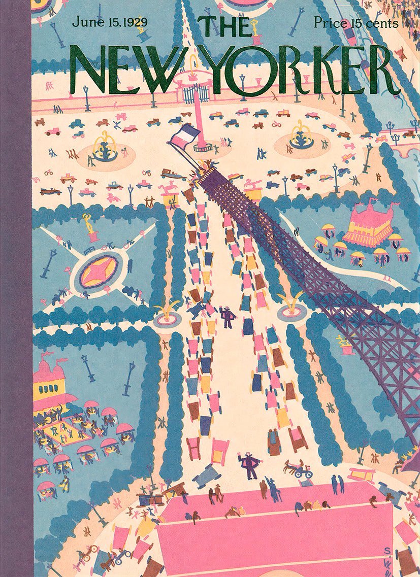 "The New Yorker Cover (15 junio 1929)" - Reusable Peel-and-Stick Poster - Pasquín
