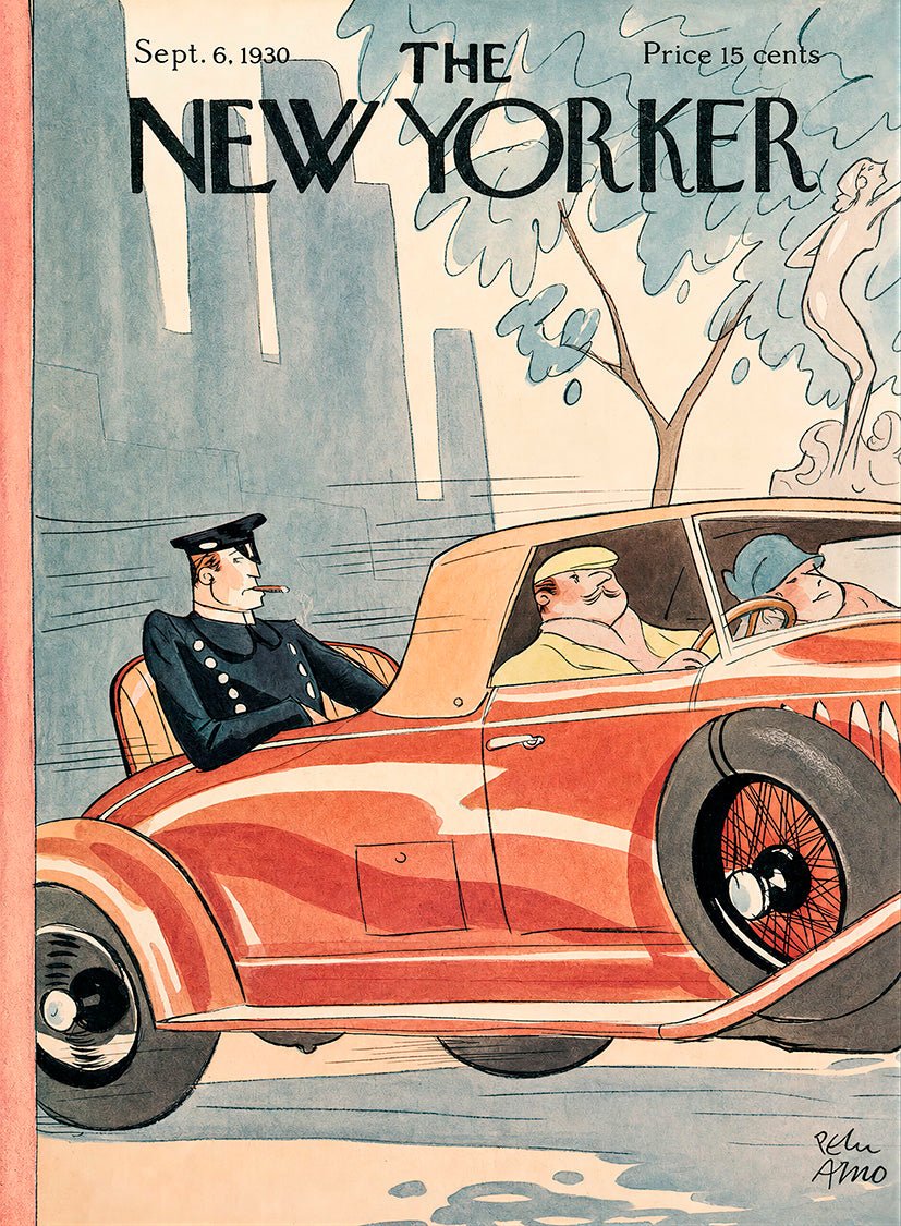 "The New Yorker Cover (6 de septiembre de 1930)" - Reusable Peel-and-Stick Poster - Pasquín